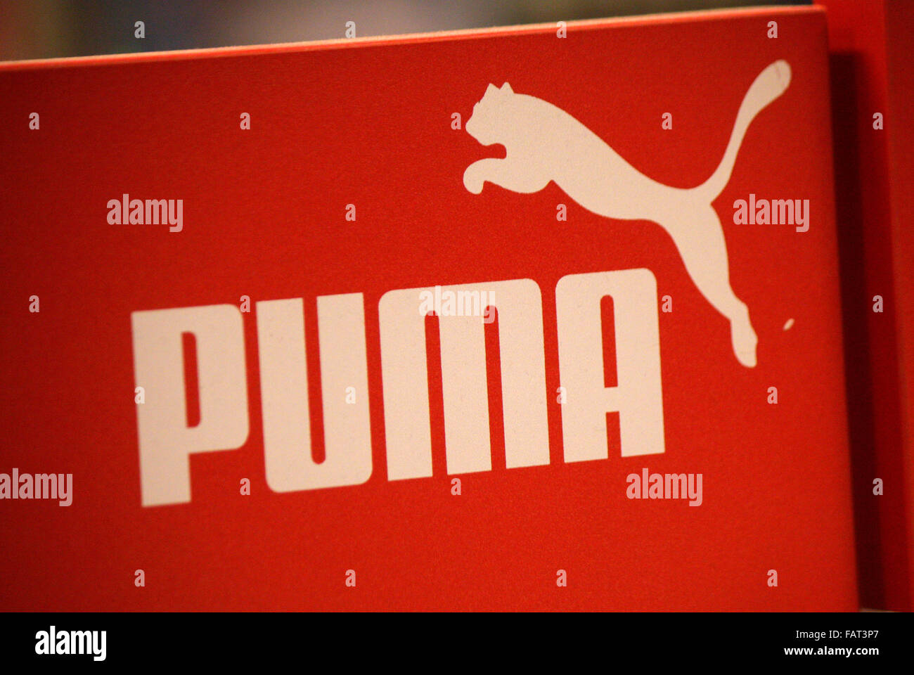 Markenname: 'Puma', Berlin. Stock Photo