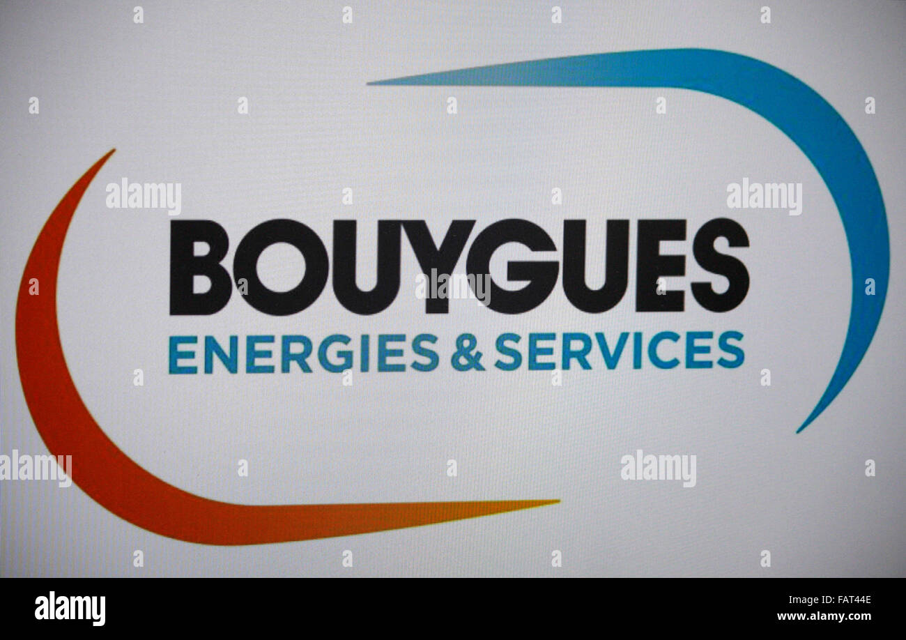 Markenname: 'Bouygues', Berlin. Stock Photo