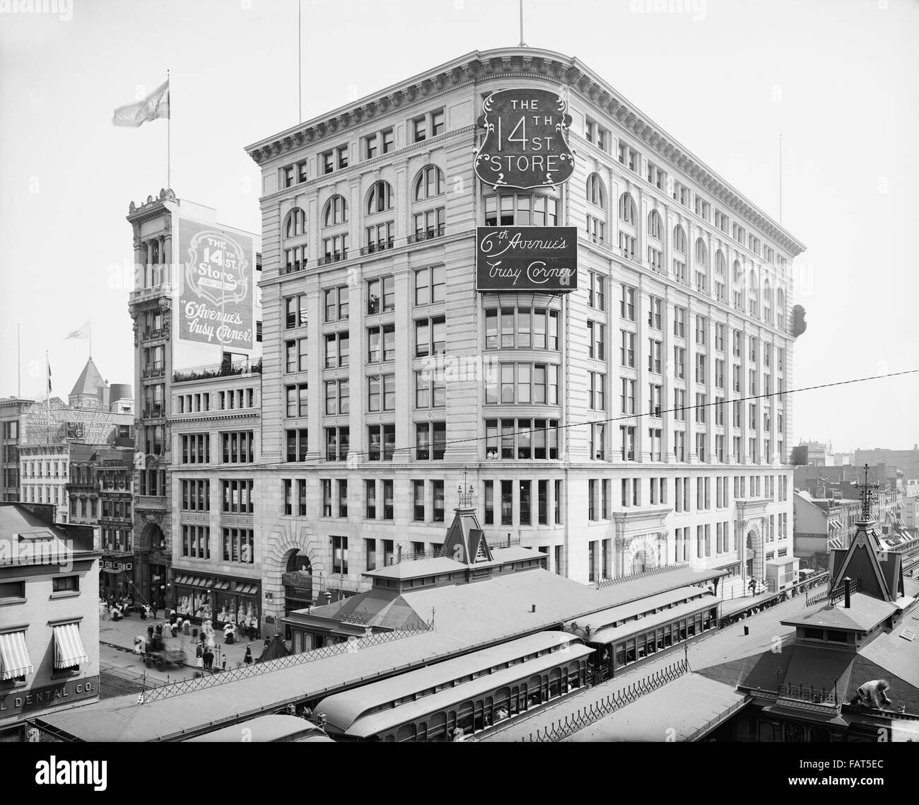 14th Street Store, New York City, USA, circa 1905 Stock Photo Alamy