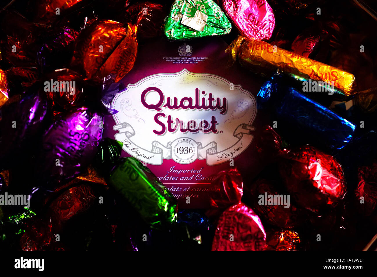Quality street wrappers hi-res stock photography and images - Alamy