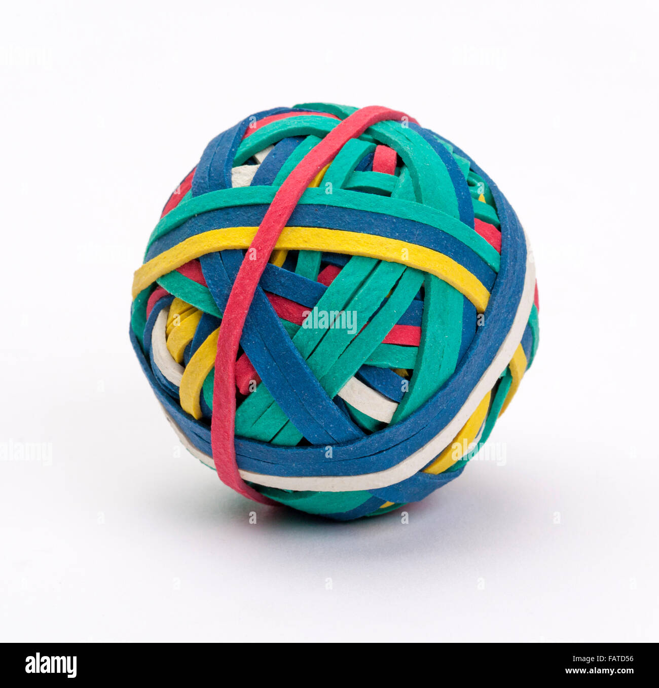 rubber band ball Stock Photo