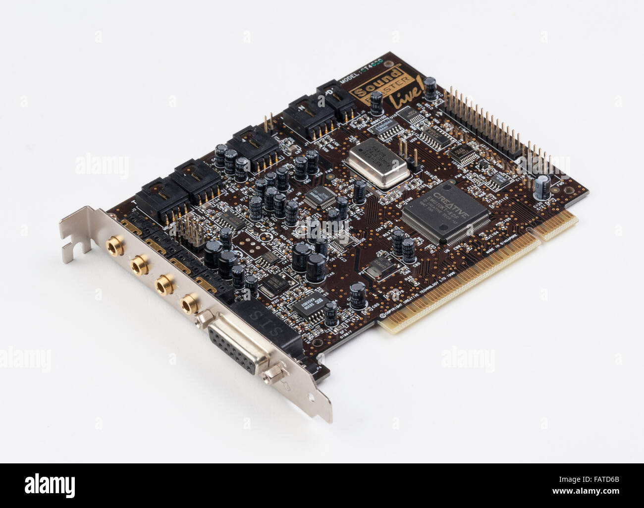 Creative Labs audio sound card for computer Stock Photo Alamy
