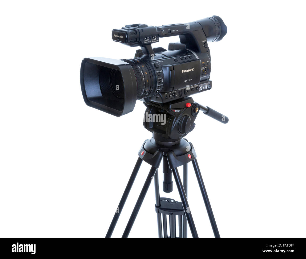 professional camcorder - Panasonic AG-AC160 Stock Photo