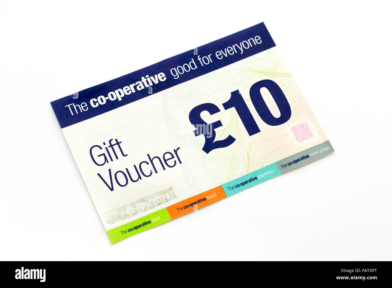 gift voucher for the co-operative stores Stock Photo