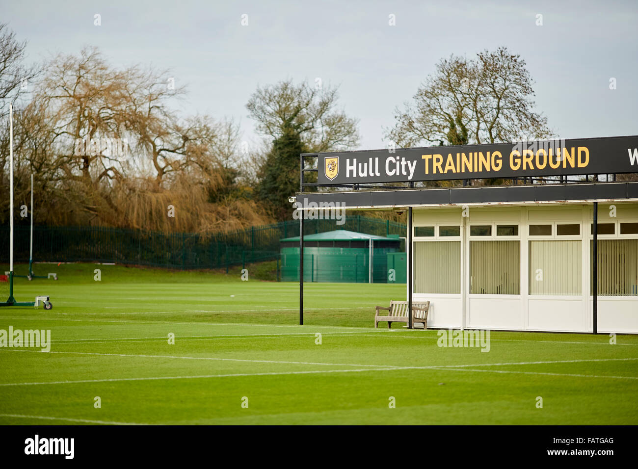 Hull Fc training ground football club   football club professional training pitches offices Hull City Association Football Club Stock Photo