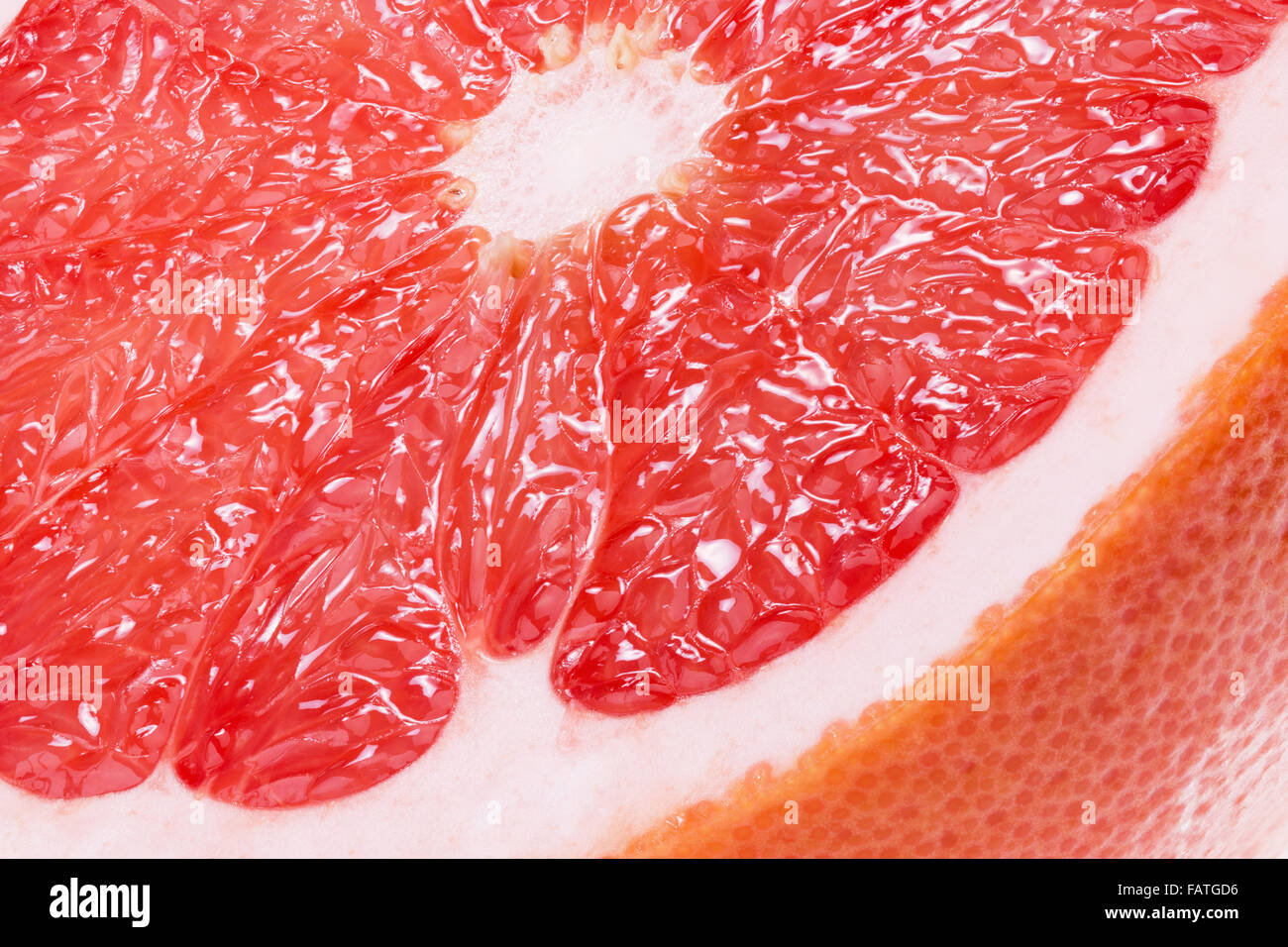 close up of juicy grapefruit. Stock Photo
