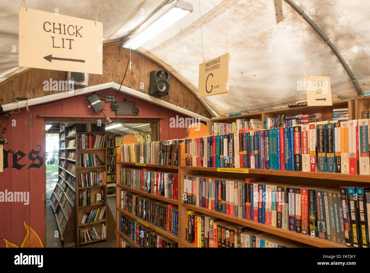 Book Barn store in Niantic CT Stock Photo