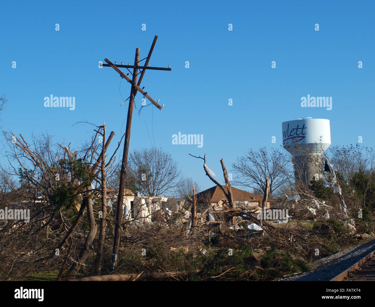 Rockwall Deadly Tornado Stock Photo Alamy