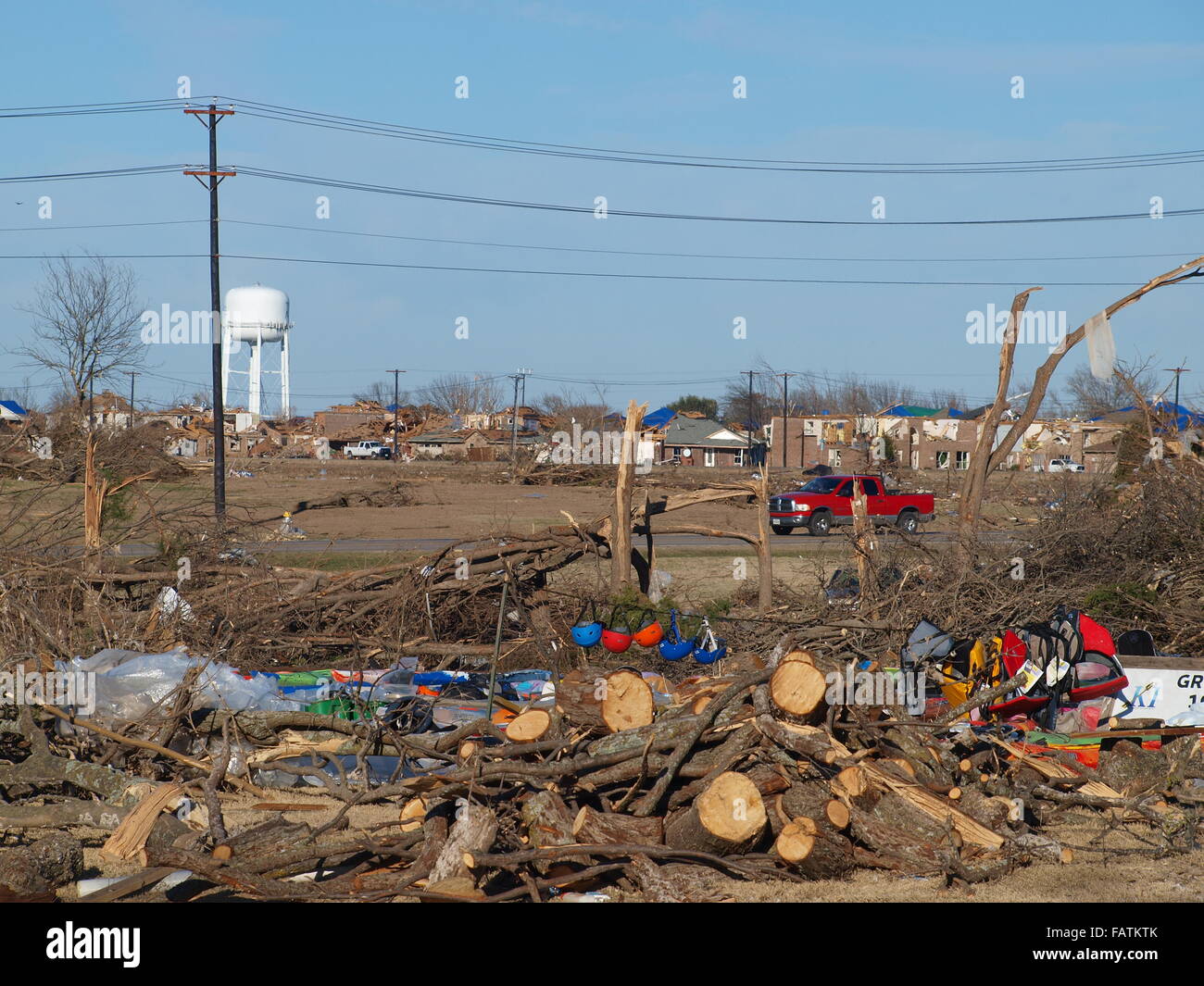 Rockwall Deadly Tornado Stock Photo Alamy