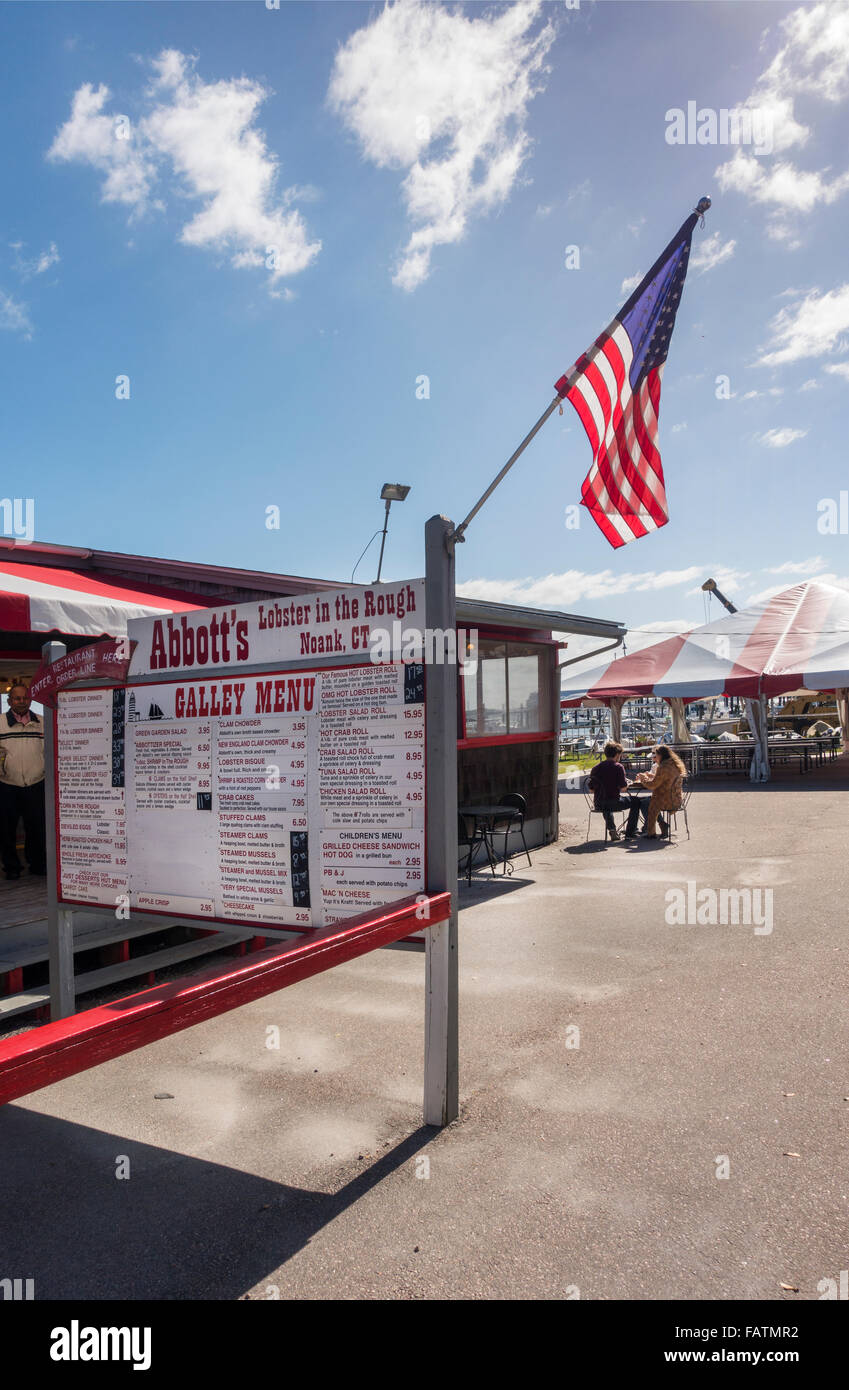 Abbott's lobster in the Rough Noank CT Stock Photo Alamy