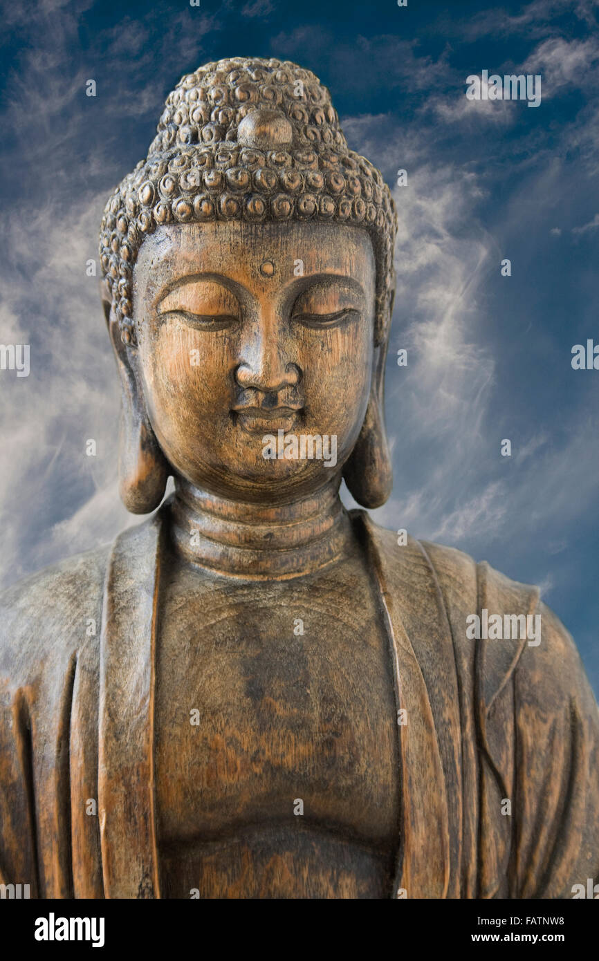 Portrait of Buddha Stock Photo - Alamy