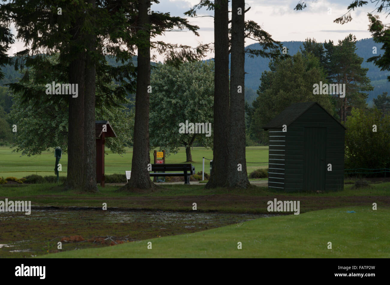 Golf starters hut hires stock photography and images Alamy