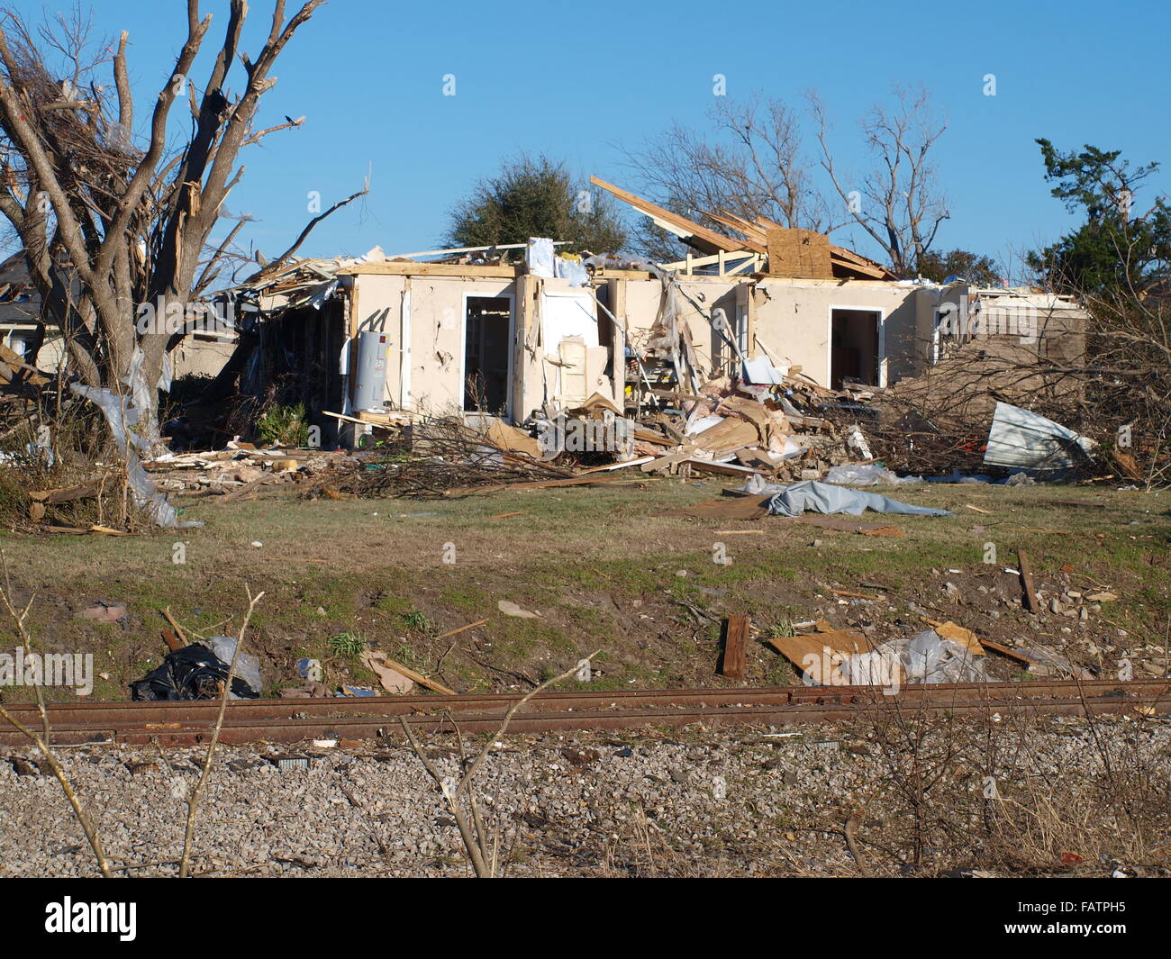 Rockwall Deadly Tornado Stock Photo Alamy