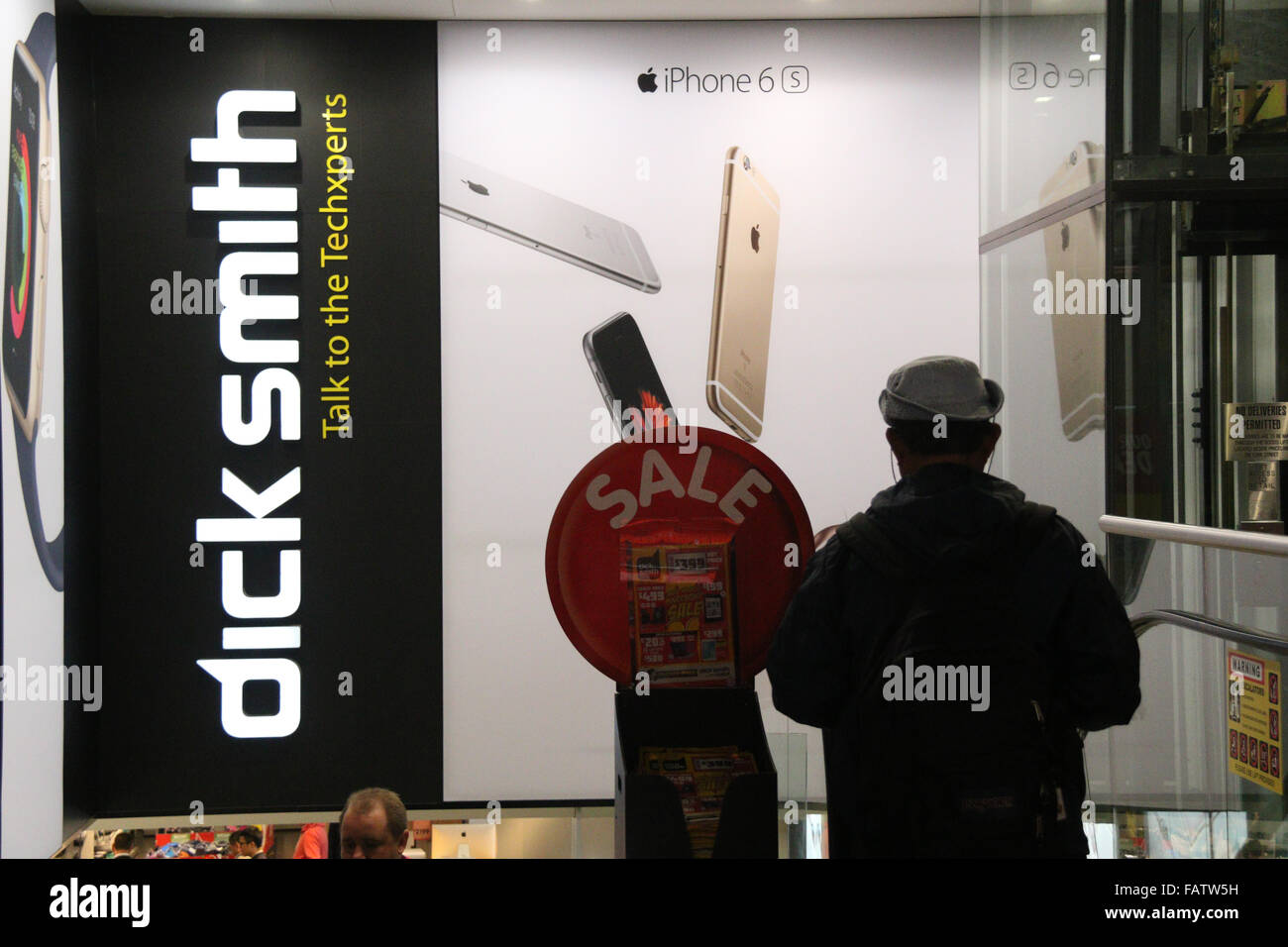 Sydney, Australia. 5 January 2015. The retail chain store Dick Smith has gone into receivership