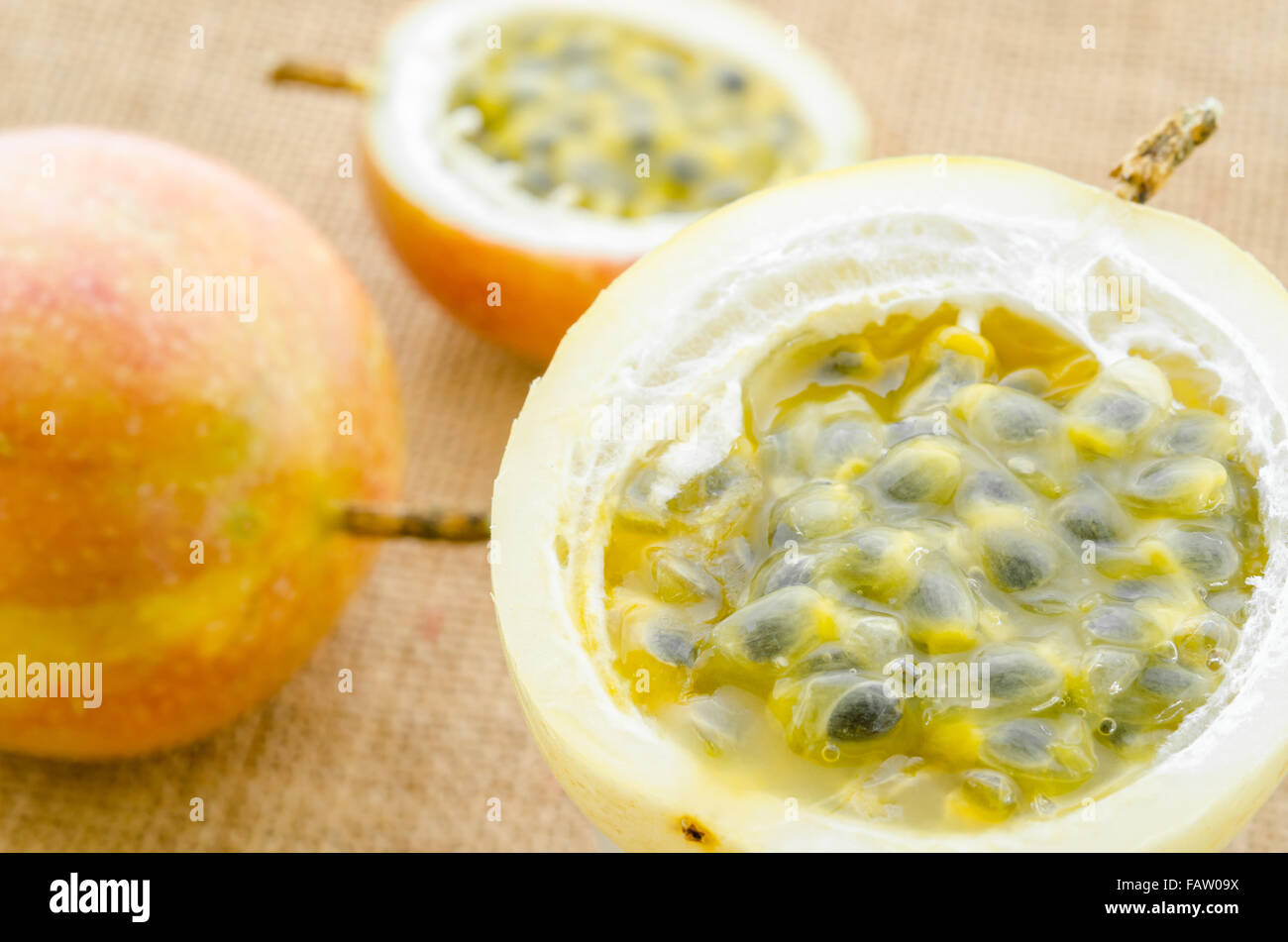 Fresh passion fruit hi-res stock photography and images - Alamy