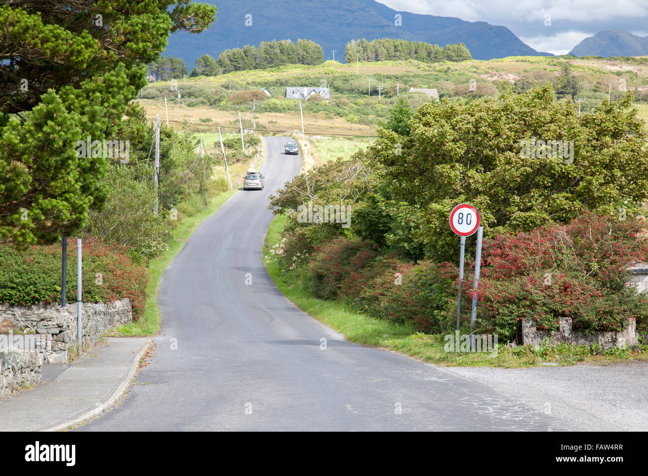 Country Road, Tully Cross, Connemara National Park; County Galway