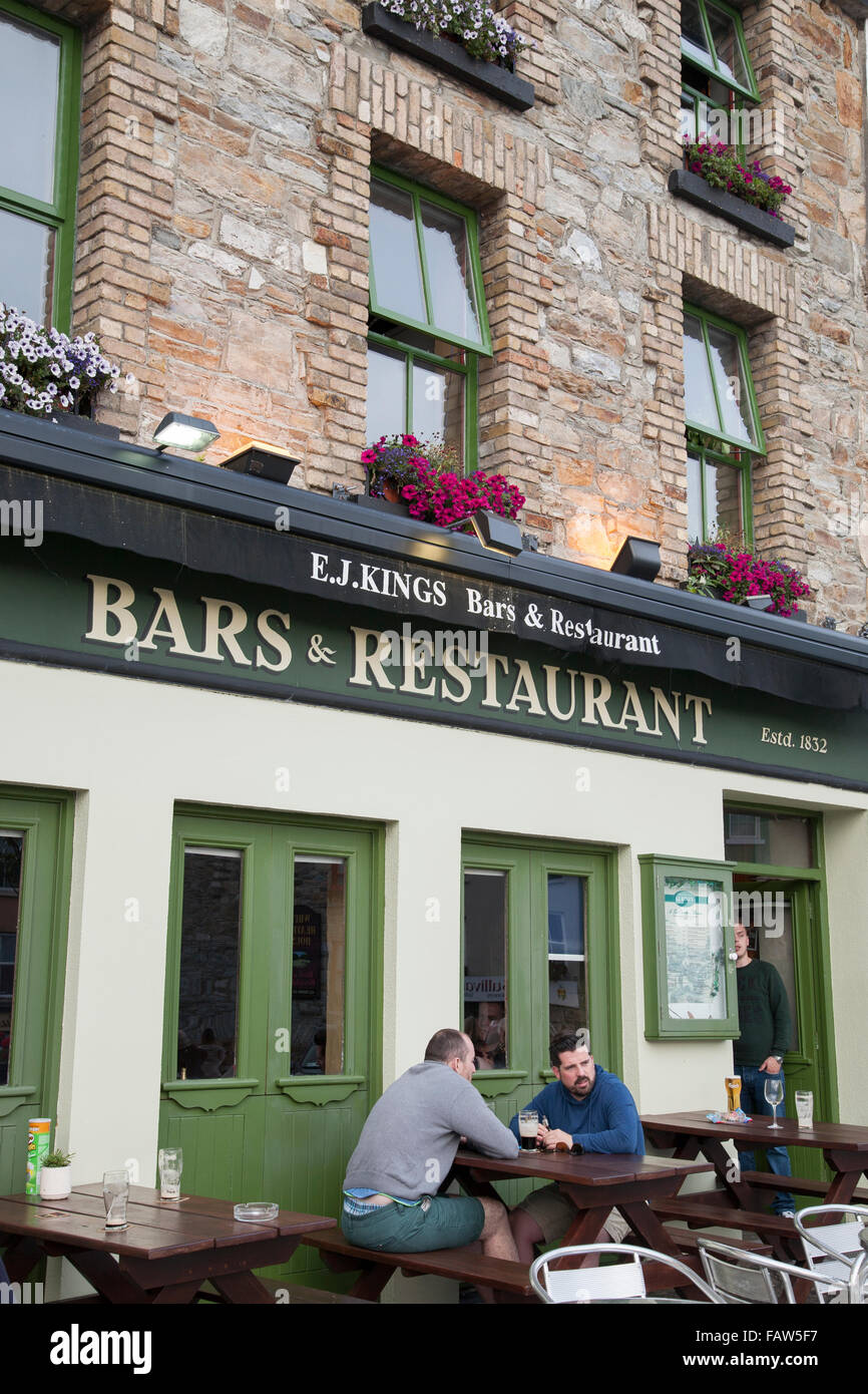 Ej Kings Pub; Bar and Restaurant; Clifden; County Galway; Ireland Stock Photo Alamy