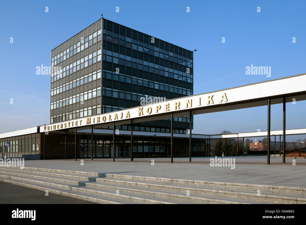 Nicolaus Copernicus University in Toruń, Uniwersytet Mikołaja Kopernika Stock Photo