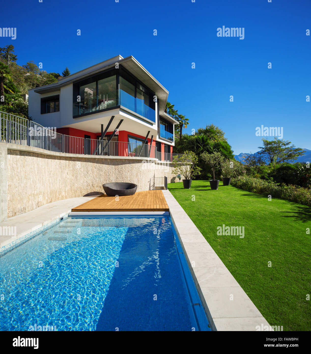 modern-house-outdoor-stock-photo-alamy