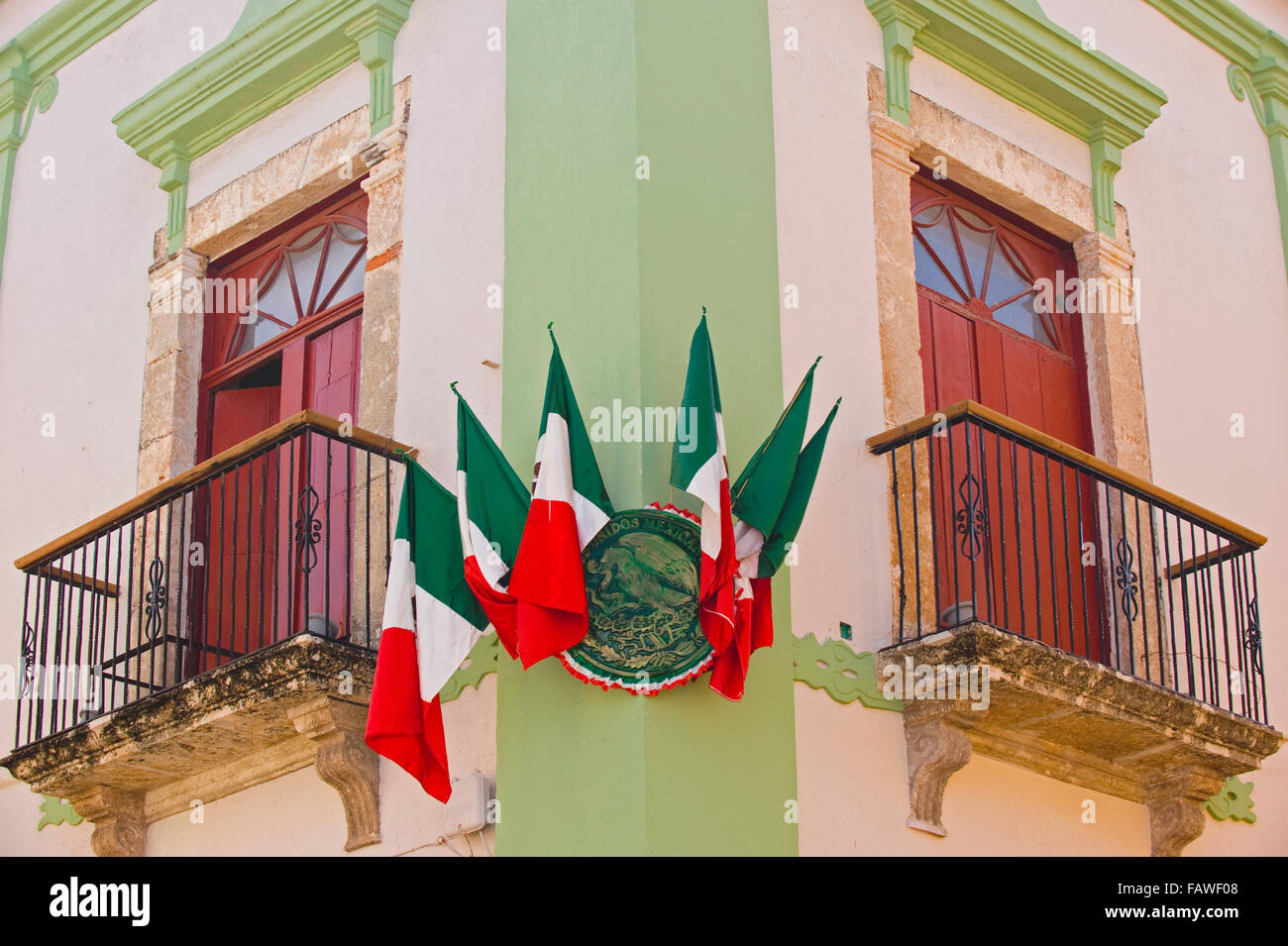 Campeche flag hi-res stock photography and images - Alamy