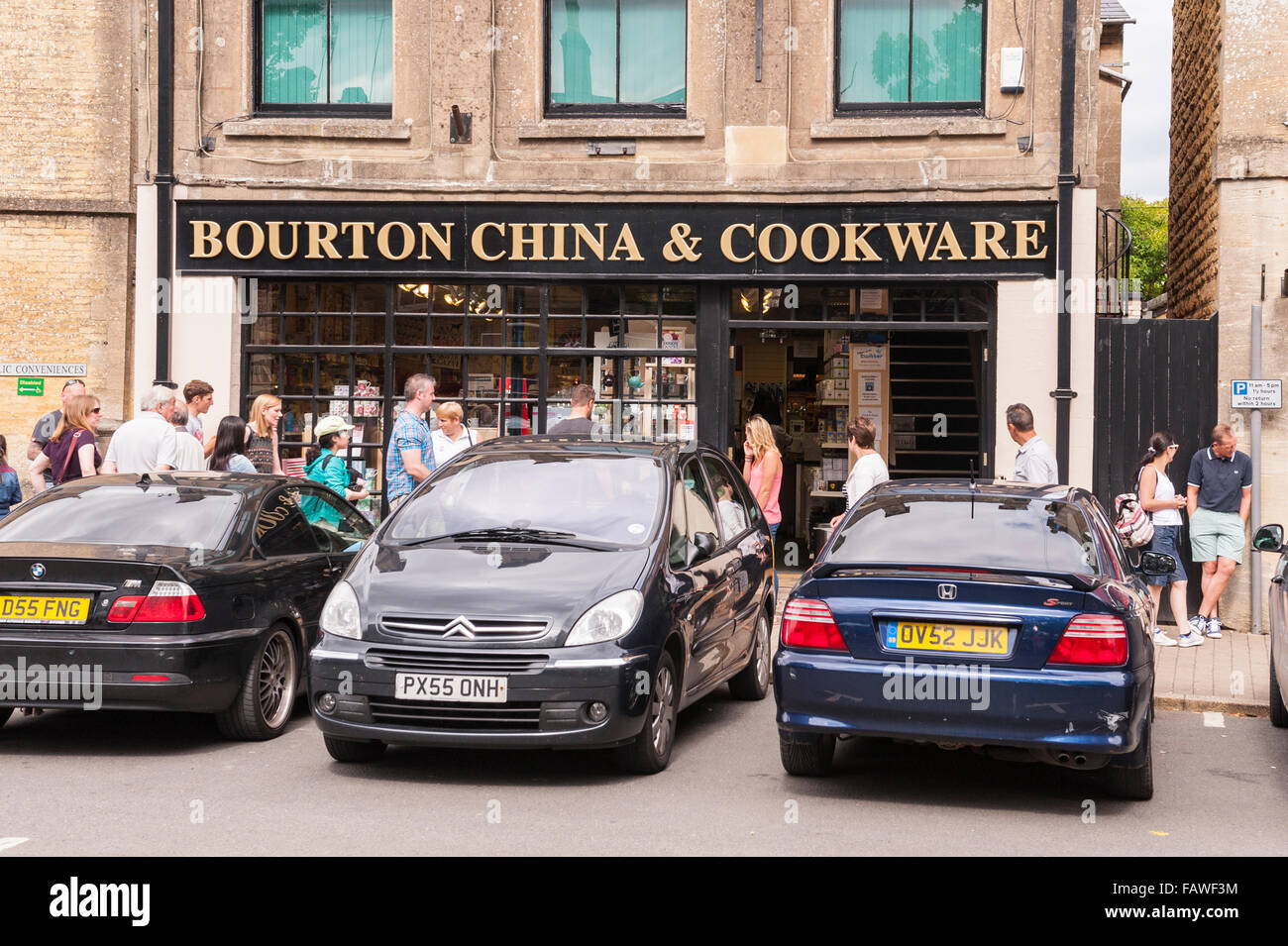 The Bourton China & cookware shop store at BourtonOnTheWater in