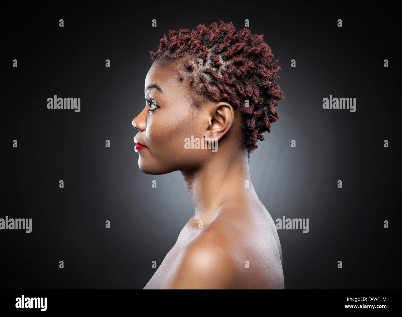 One Female And Spiky Hair Stock Photos One Female And Spiky Hair