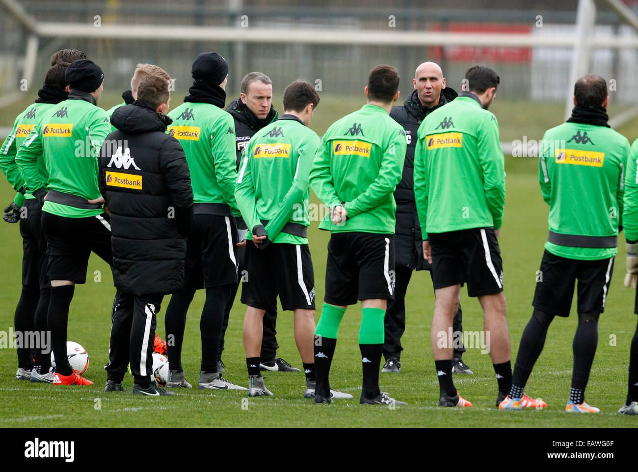 German Bundesliga Club Borussia Monchengladbach Training At The Stock Photo Alamy