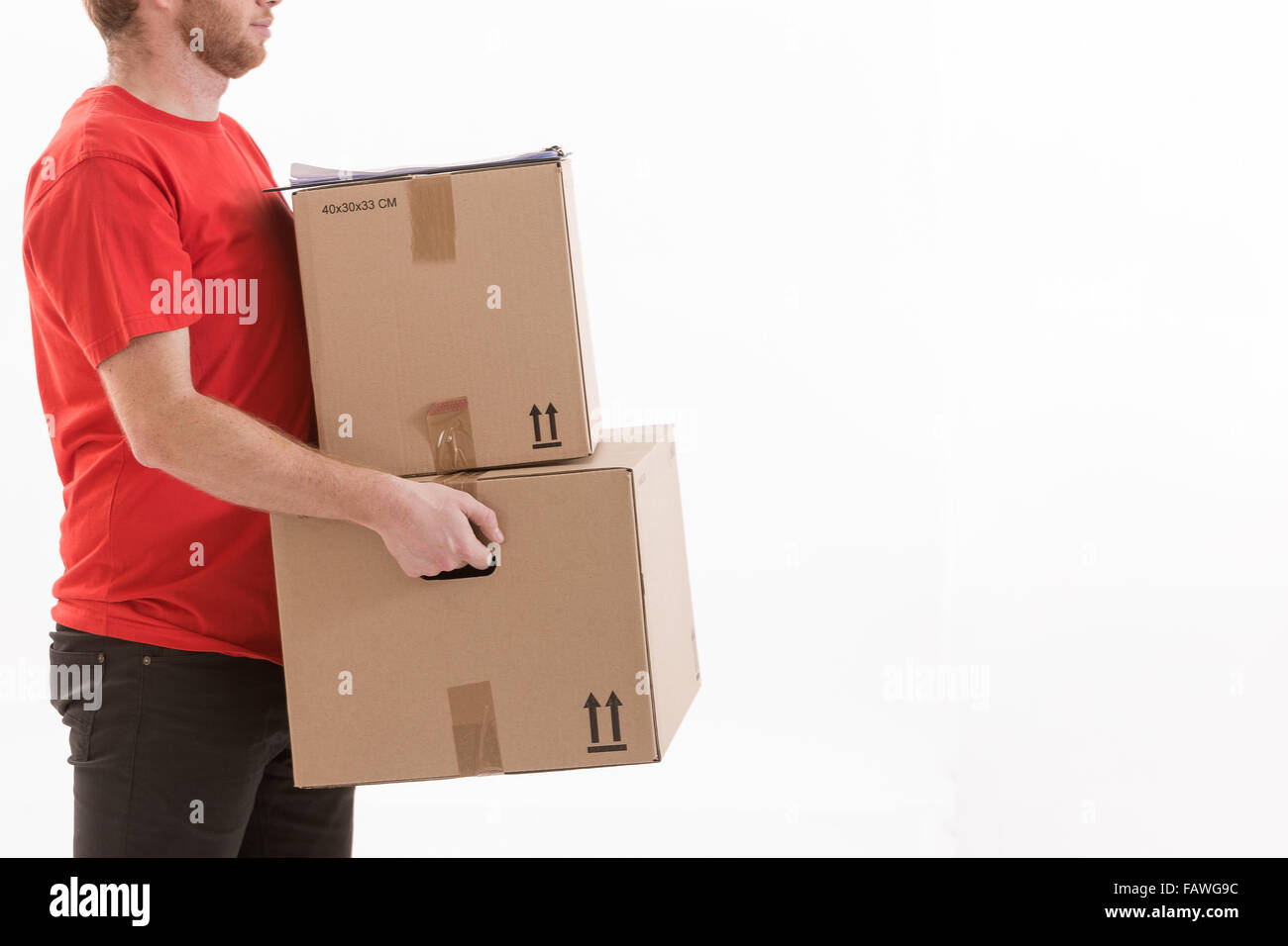 box delivery services Stock Photo Alamy