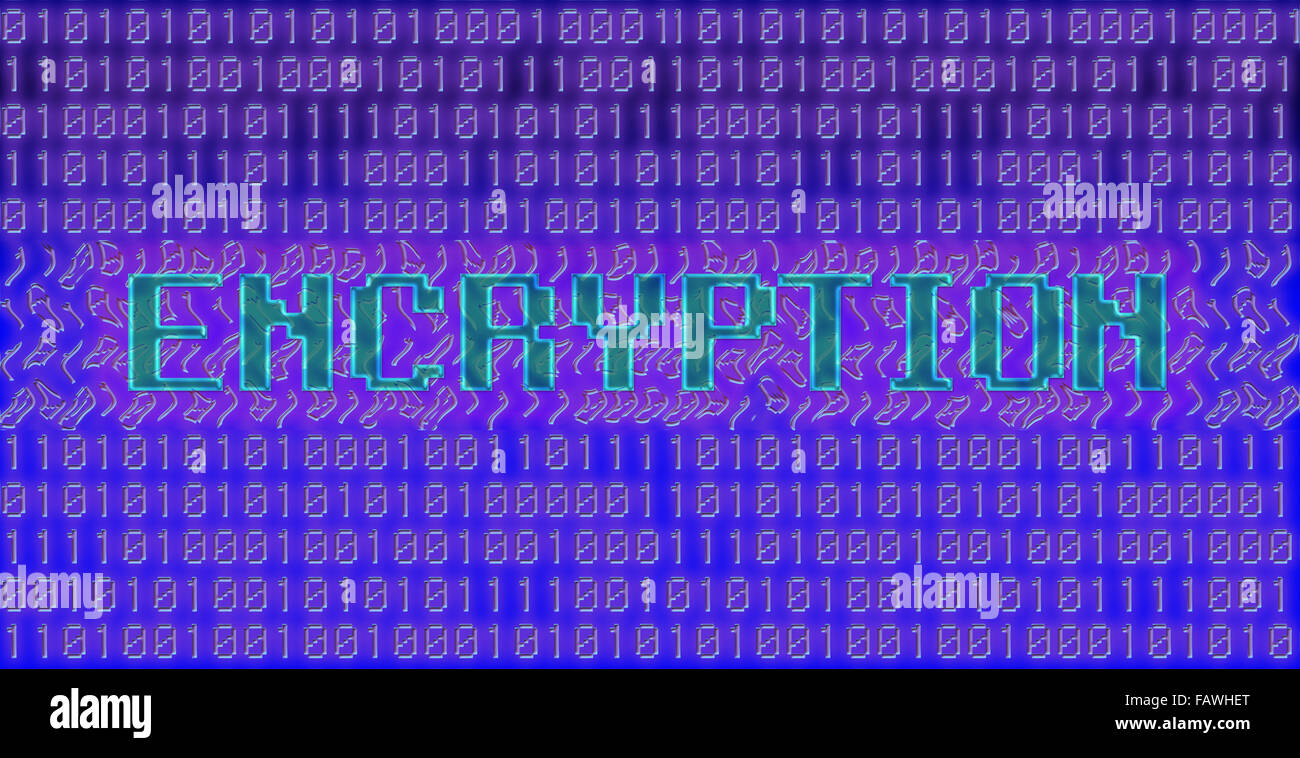 Binary Data Encryption computing technology IT Stock Photo - Alamy