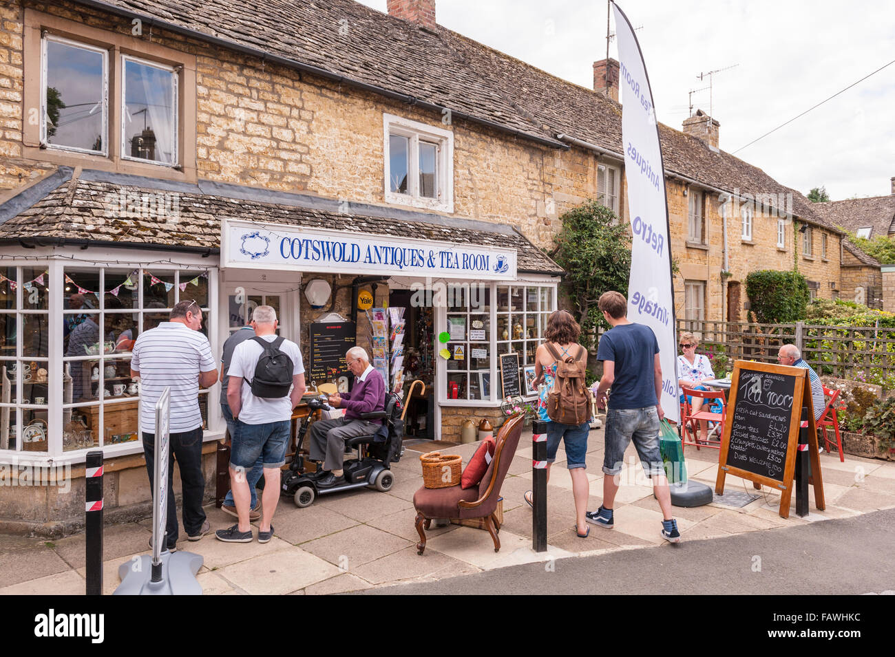 The Cotswold Antiques & Tea room at BourtonOnTheWater in