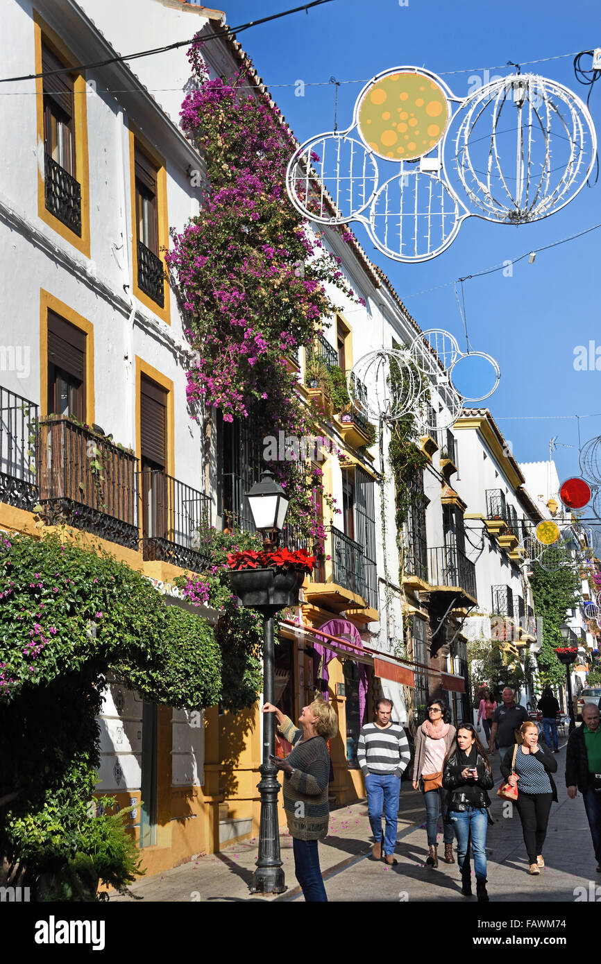 Mijas town,Province of Málaga , Costa del Sol Occidental , Spanish Spain Andalusia, Stock Photo