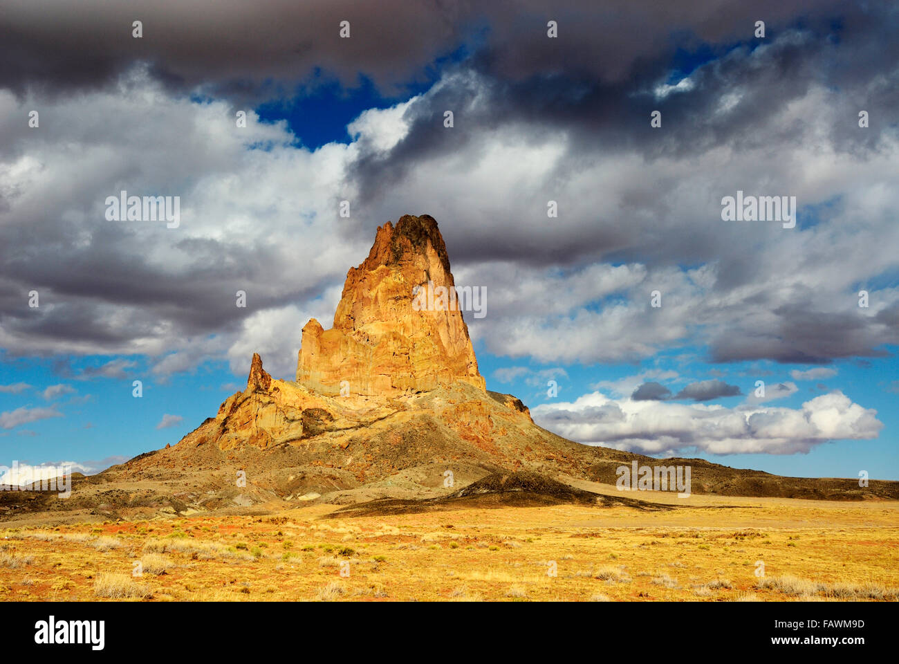 Agathla Peak (El Capitan), Navajo Nation, Arizona Stock Photo