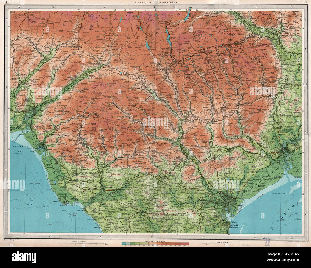 SOUTH WALES Cardiff Merthyr Tydfil Newport Valleys Abergavenny. LARGE