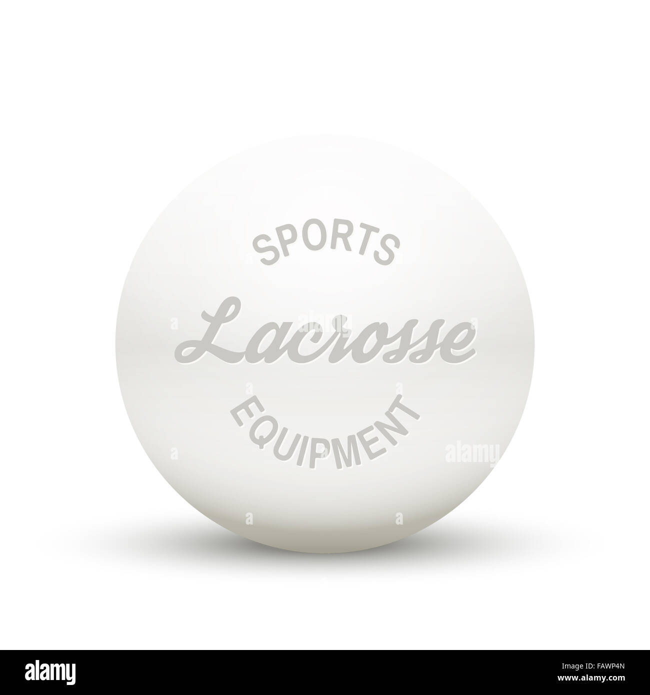 White Lacrosse ball Stock Photo Alamy