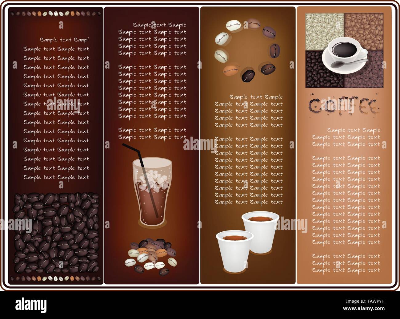 Coffee Brochure Menu Brochure Drinks Logo Coffee Shop vrogue.co
