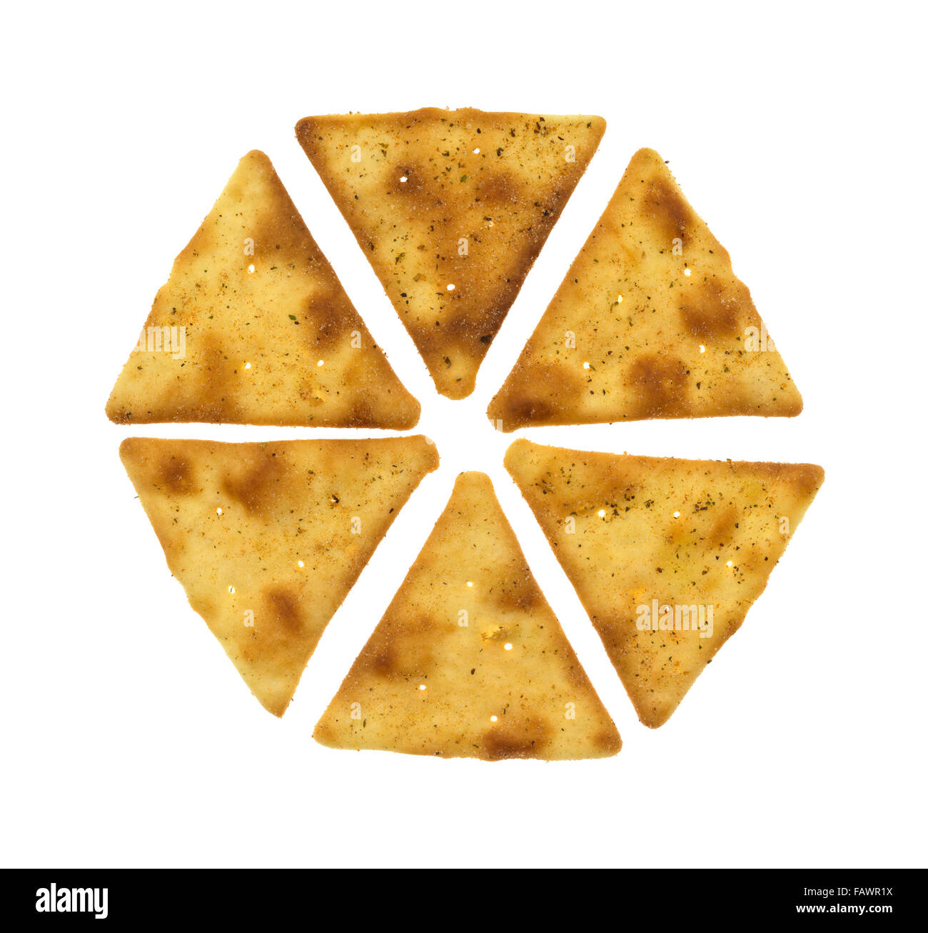 Top view of a group of pita crispy snack crackers Stock Photo Alamy