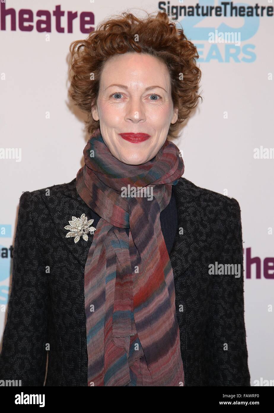 Opening night party for Night Is a Room at the Pershing Square Signature Center - Arrivals.  Featuring: Veanne Cox Where: New York City, New York, United States When: 23 Nov 2015 Stock Photo