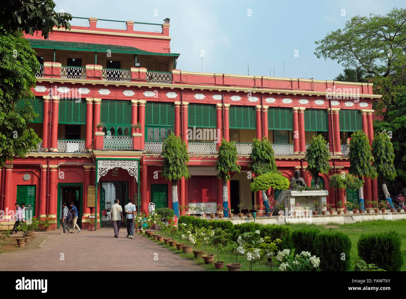 Rabindranath Tagore’s House (Jorasanko Thakurbari) in Jorasanko, Kolkata, India. Stock Photo