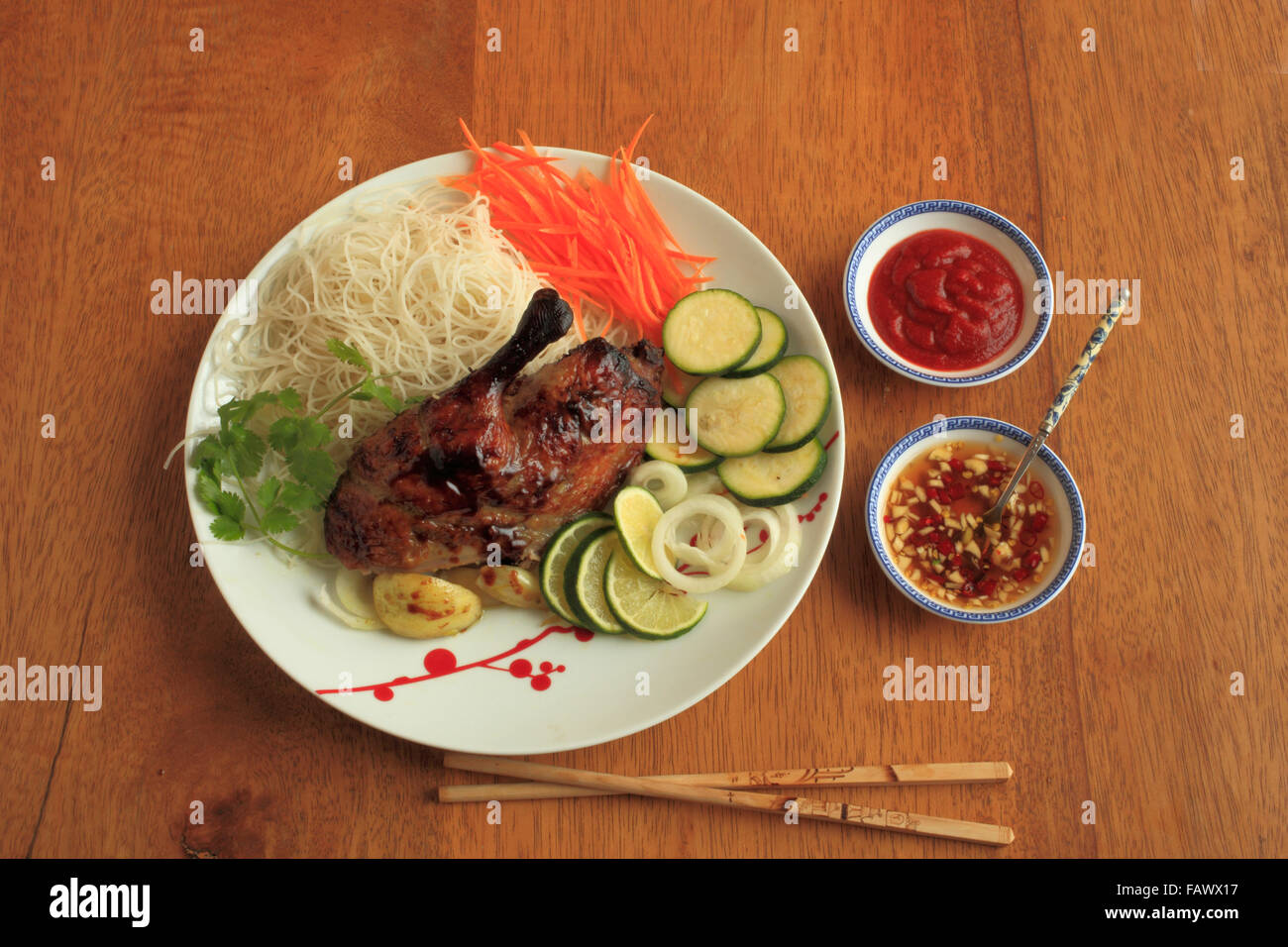 Vietnamese roast duck Stock Photo Alamy
