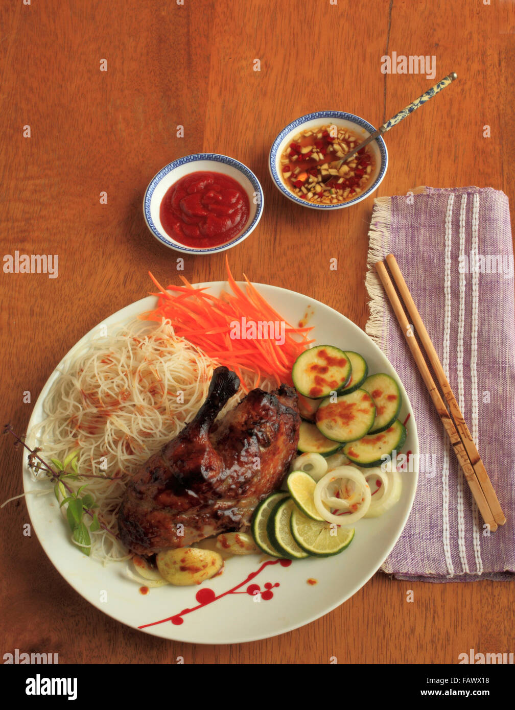 Vietnamese roast duck Stock Photo Alamy