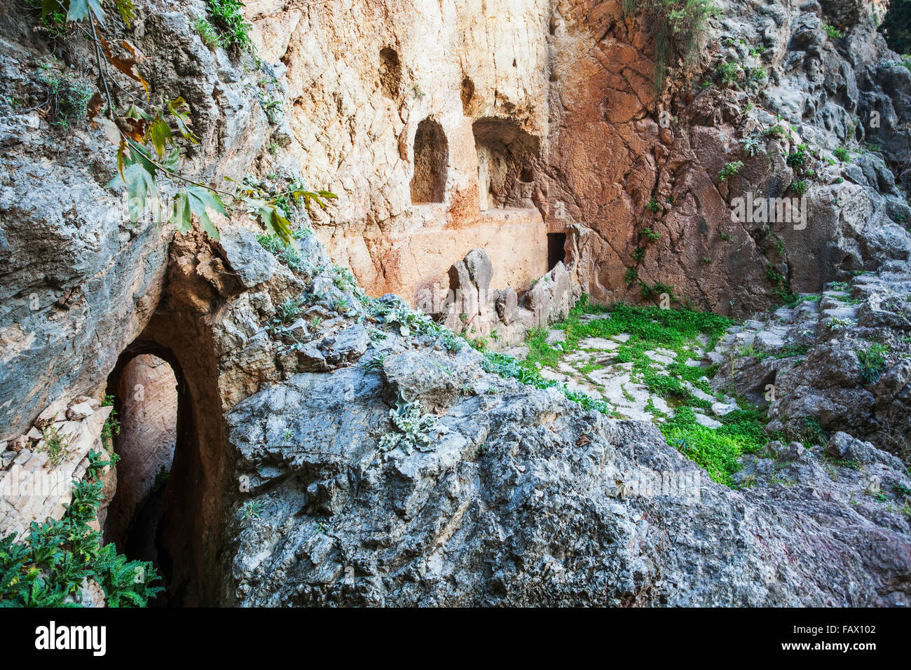 Castalian spring delphi hi-res stock photography and images - Alamy