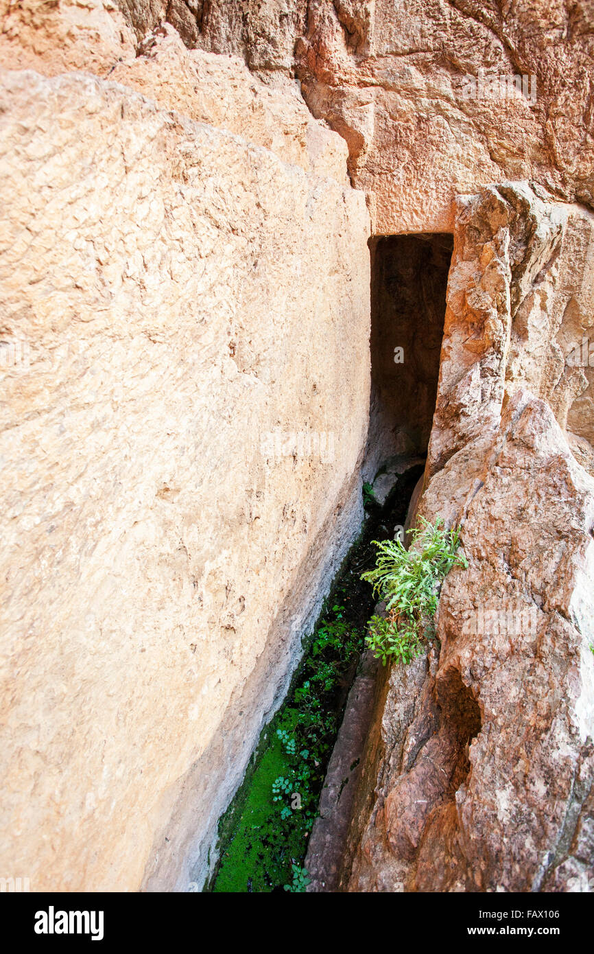 Castalian Spring; Delphi, Greece Stock Photo - Alamy