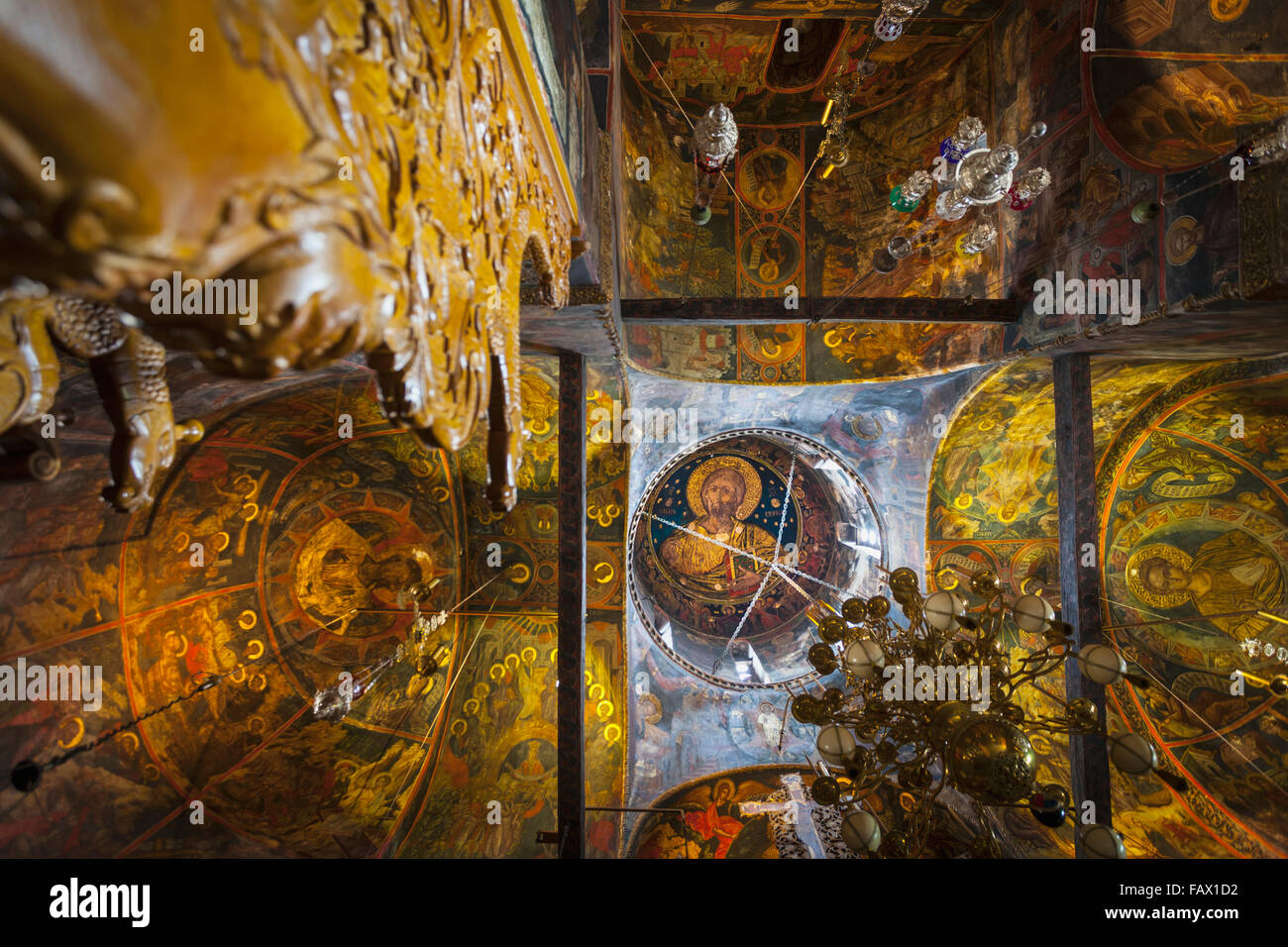 Interior of Monastery of Varlaam; Meteora, Greece Stock Photo Alamy