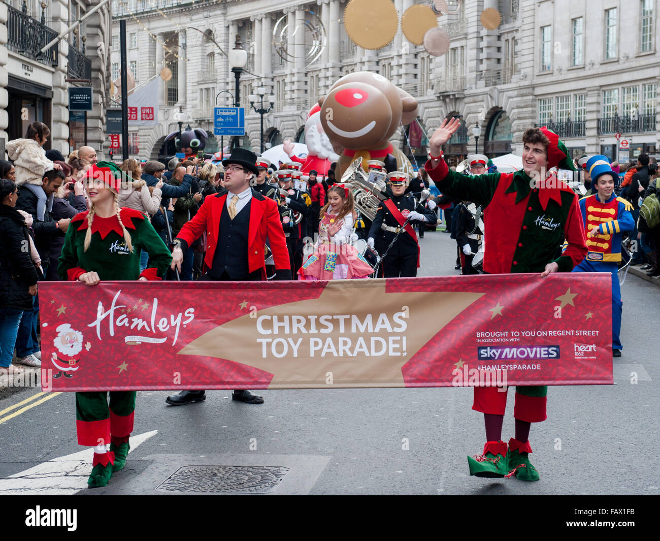 The Hamleys Christmas Toy Parade 2015. Hamleys is also celebrating its 255th birthday. This