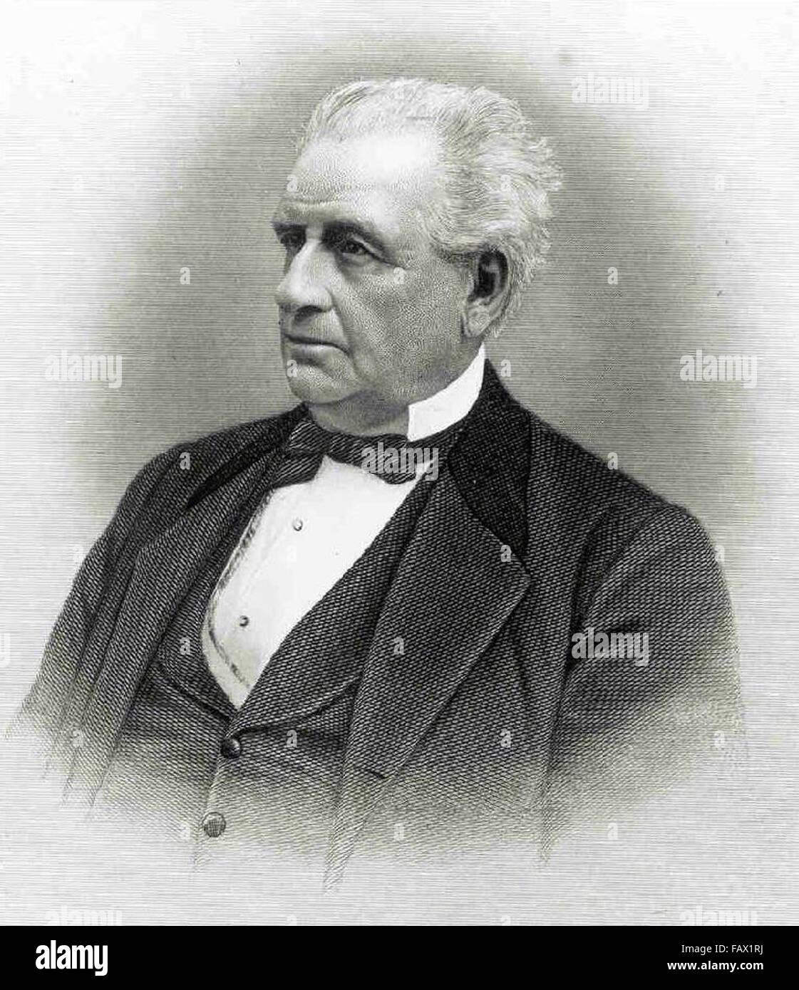 HIRAM SIBLEY (1807-1888) American industrialist and philanthropist Stock Photo