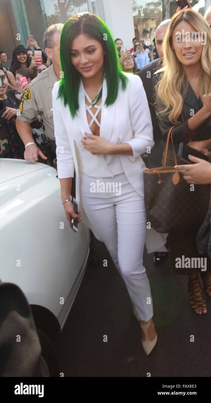 Kylie Jenner Launches Her Latest Line Of Lip Glosses At The Dash