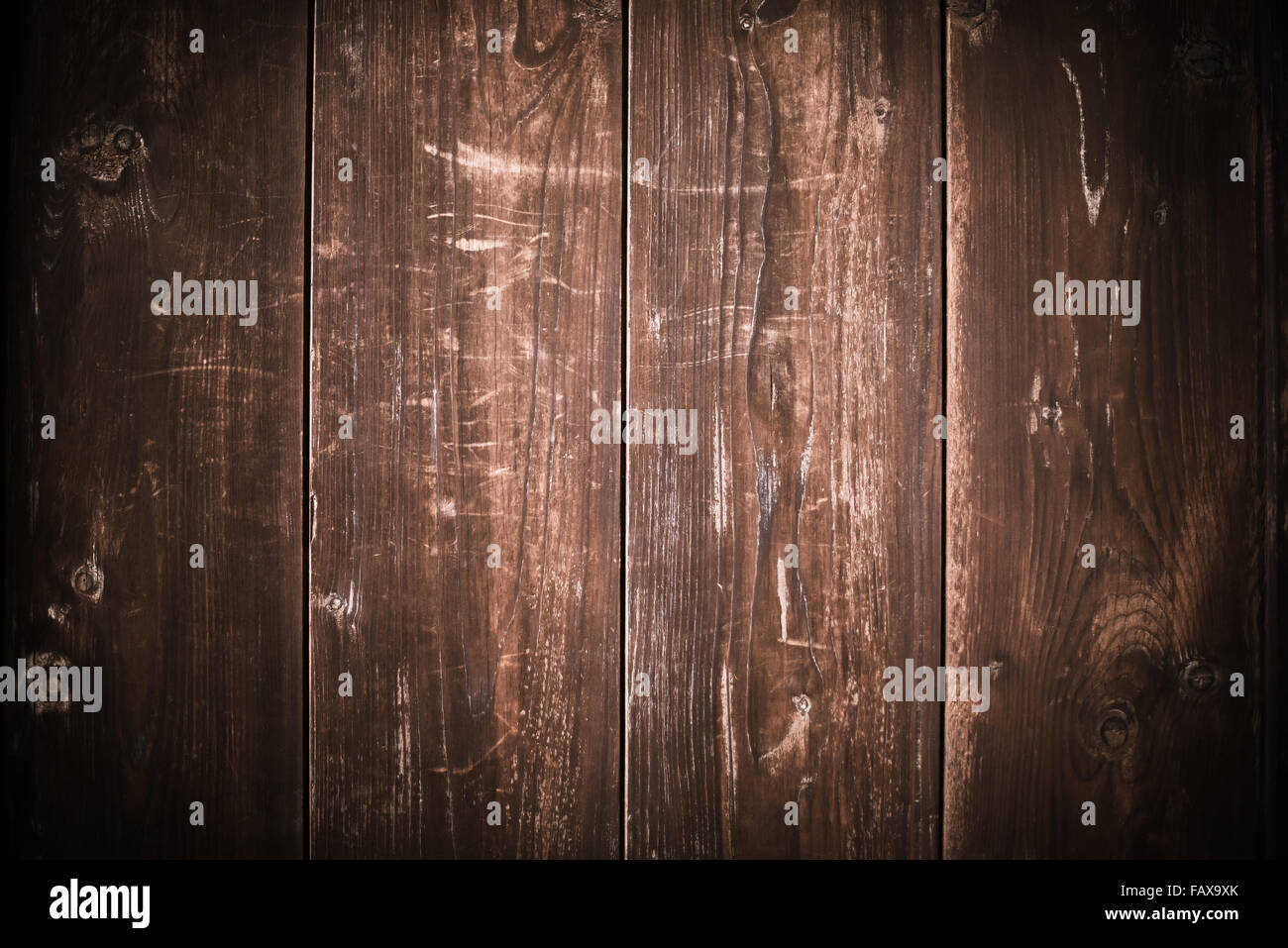 brown old wood texture with knot Stock Photo