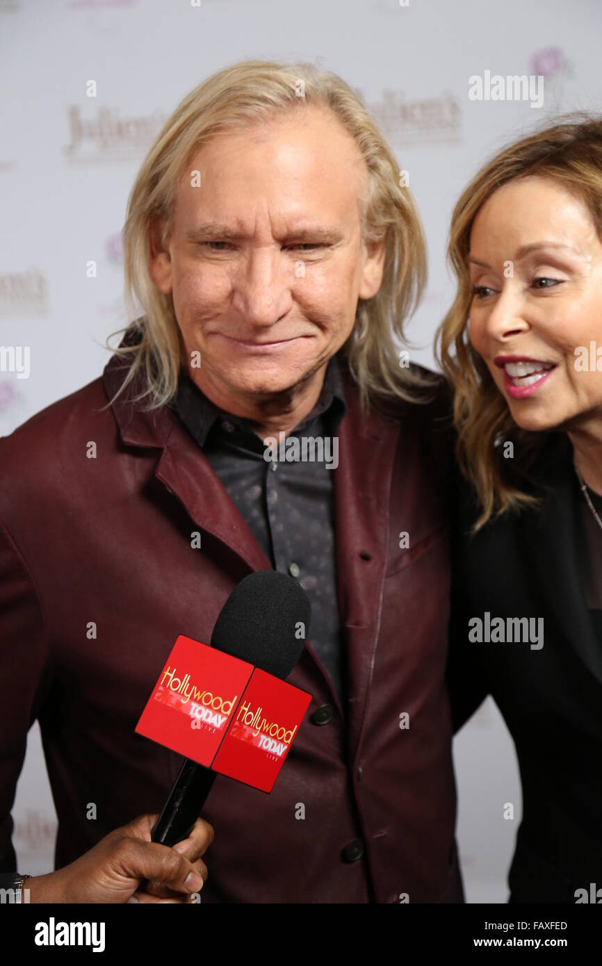 Ringo Starr and Barbara Bach Julien's Auctions event at Julien's Auctions Gallery - Arrivals  Featuring: Joe Walsh Where: Los Angeles, California, United States When: 01 Dec 2015 Stock Photo
