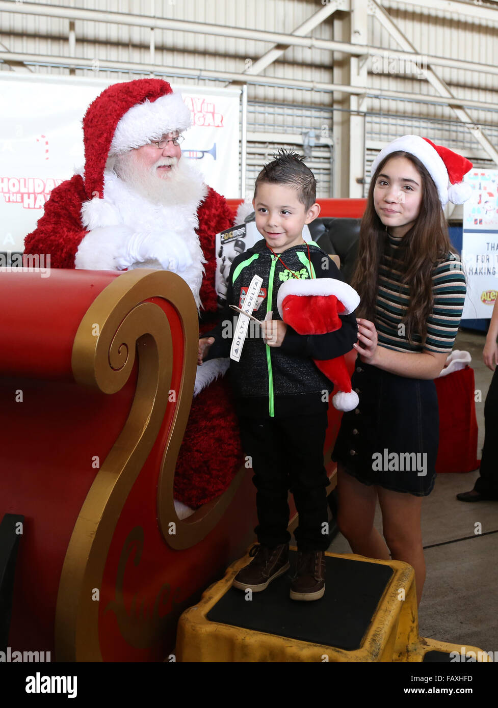 Delta Air Lines hosts its fifth annual 'Holiday In The Hanger' at Los