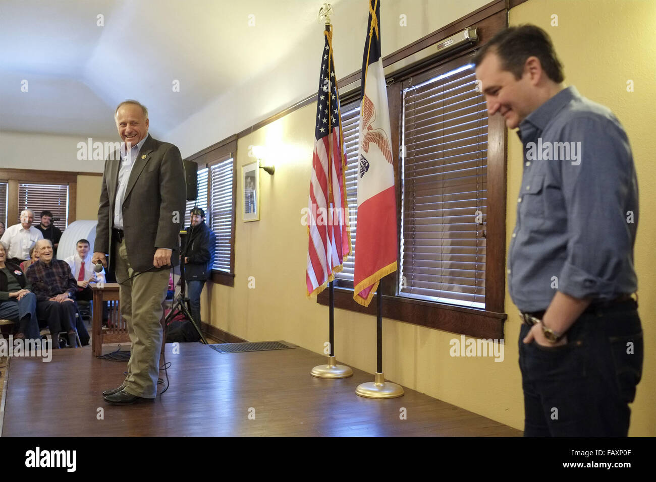 Onawa, IOWA, USA. 5th Jan, 2016. Iowa's 4th District Congressman STEVE